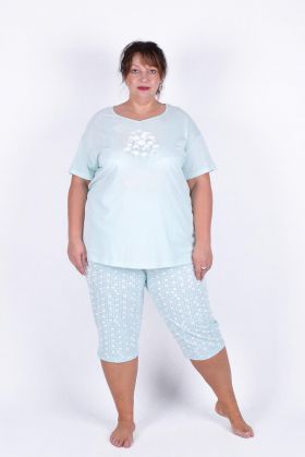 Комплекты 207351В Пижама жен.(фуфайка+брюки пиж.укор.) Свитанок