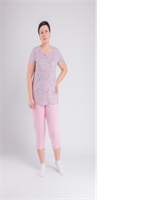 203051Р Пижама женская (фуфайка+брюки пиж.укороченные) Свитанок