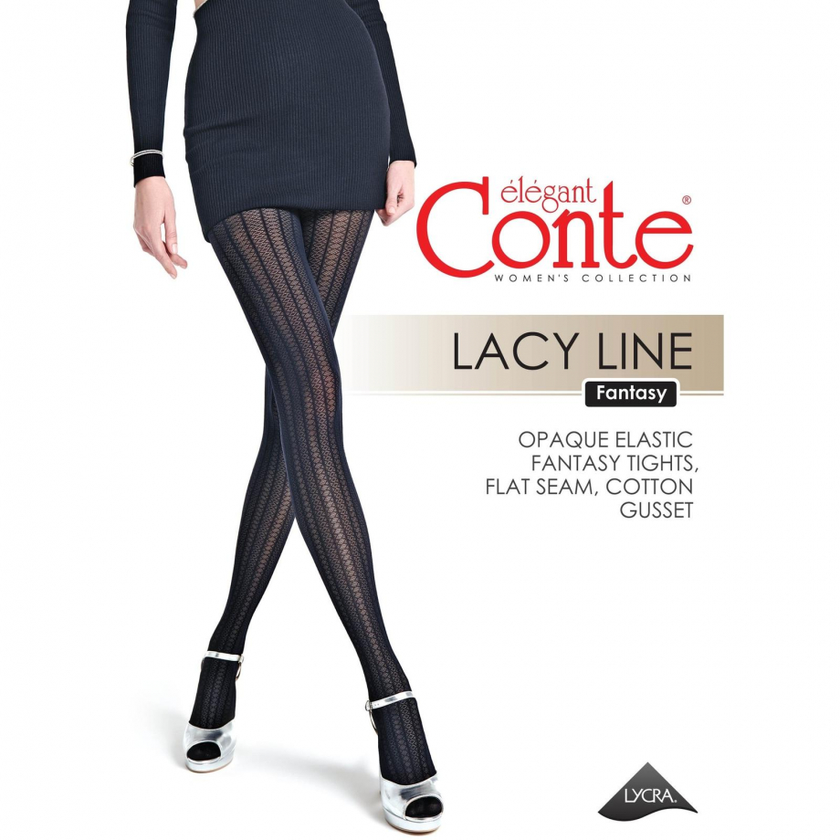 FANTASY LACY LINE Колготки женские Conte