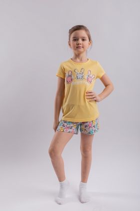 Комплекты 202448Р Пижама для девочки(фуфайка+брюки пиж.укор.) Свитанок