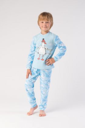220740Р Пижама для мальчика (фуфайка+брюки пижамные) Свитанок