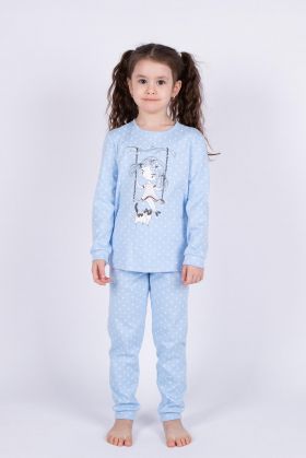 Комплекты 214514В Пижама для дев.(фуфайка+брюки пиж. ) Свитанок