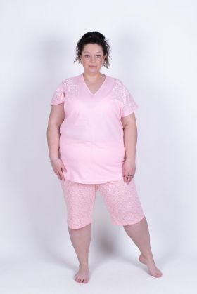 Комплекты 207272В Пижама жен.(фуфайка+брюки пиж.укор.) Свитанок