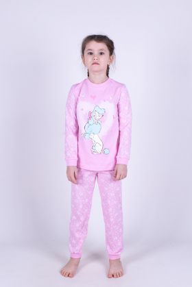 Комплекты 204800В Пижама для дев.(фуфайка+брюки пиж.) Свитанок