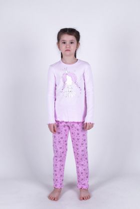 Комплекты 254837В Пижама для дев.(фуфайка+брюки пиж.) Свитанок